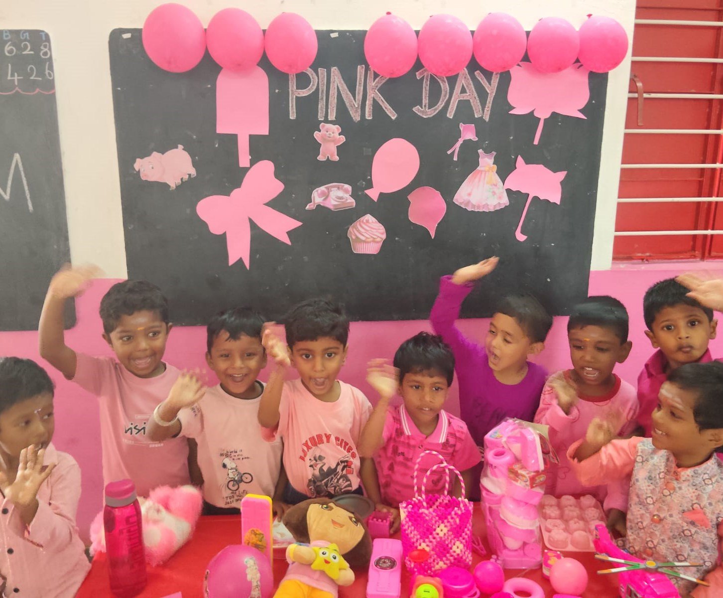 Pink Day in the kindergarten